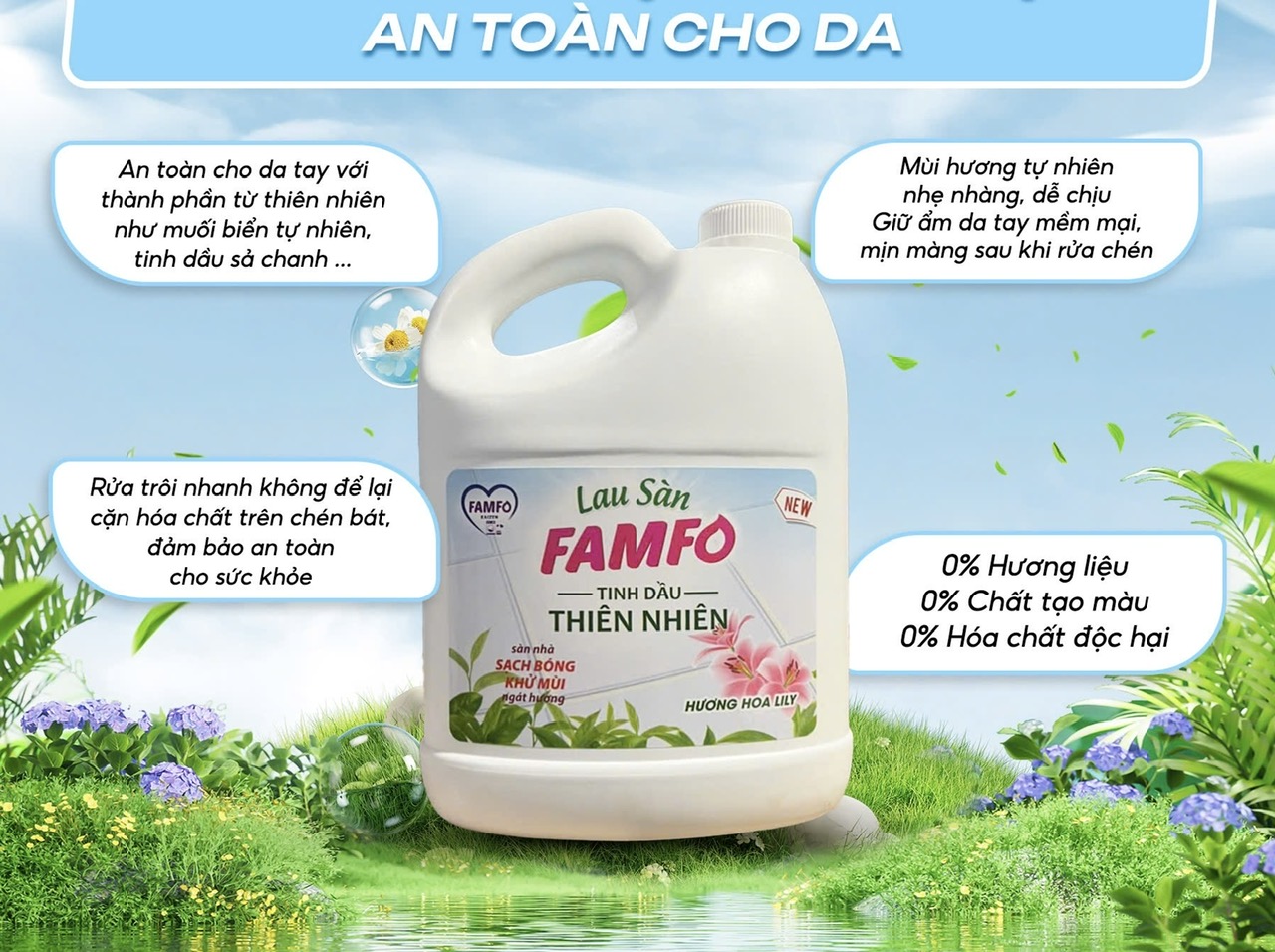 Nước lau sàn 3.6kg