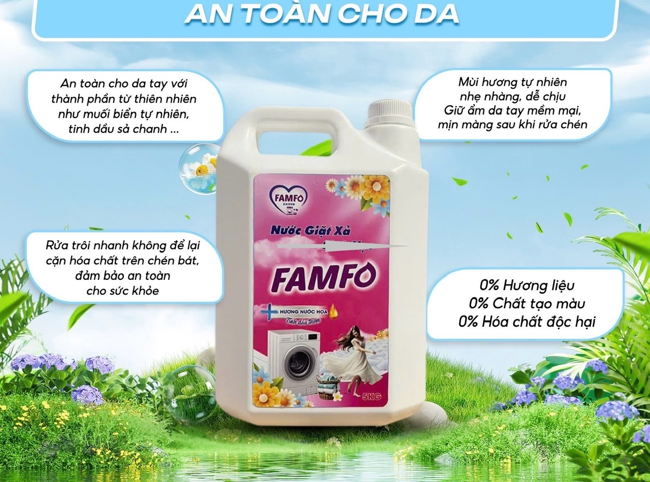 nước giặt xả 5kg