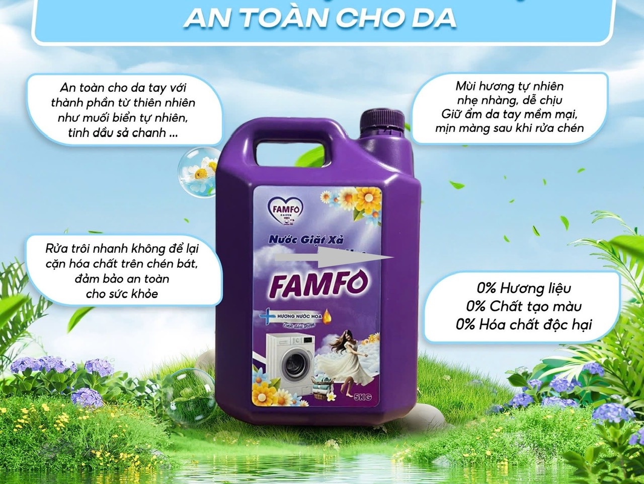 Nước giặt xã 5kg