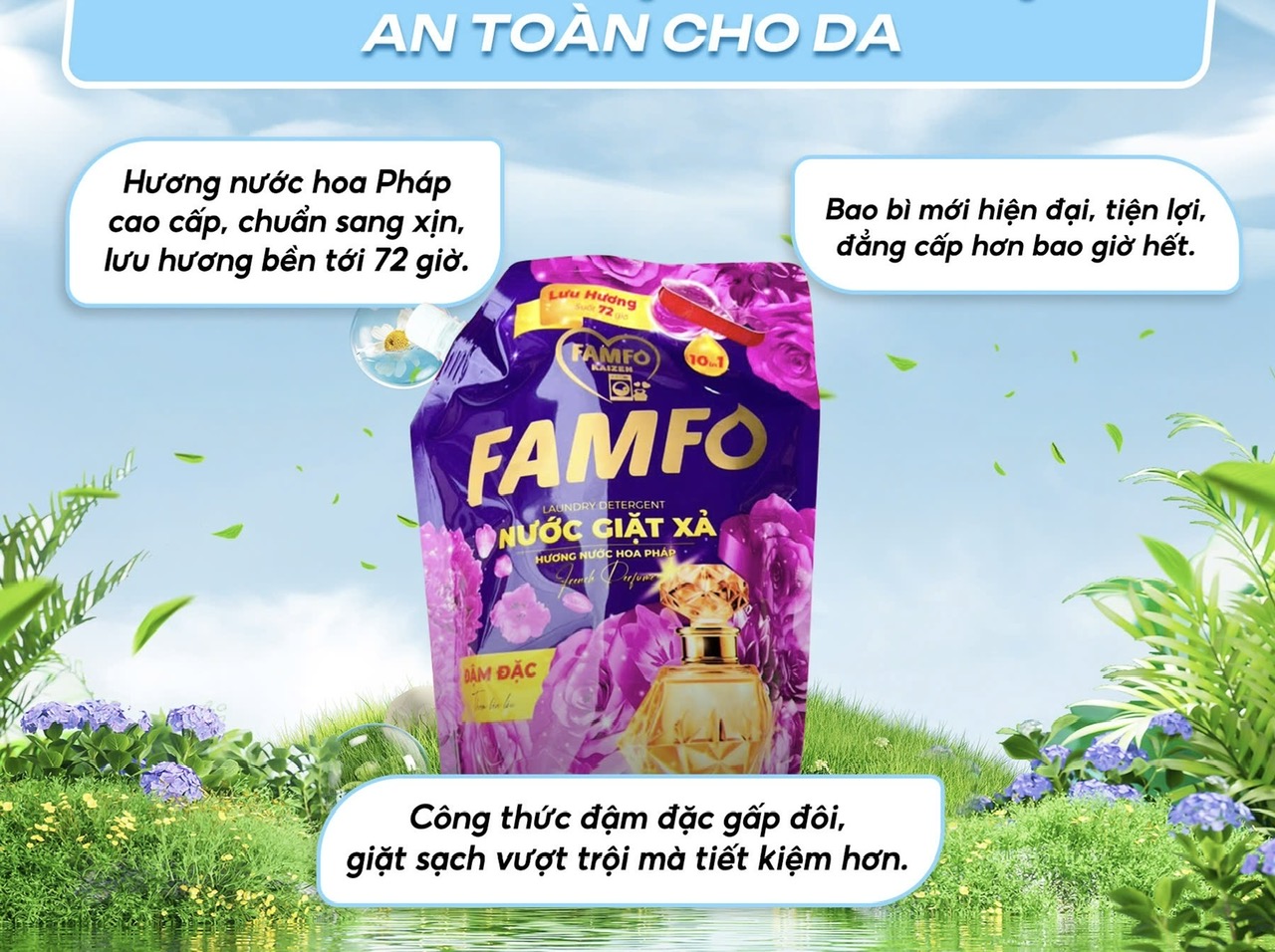 nước giặt xã 2kg